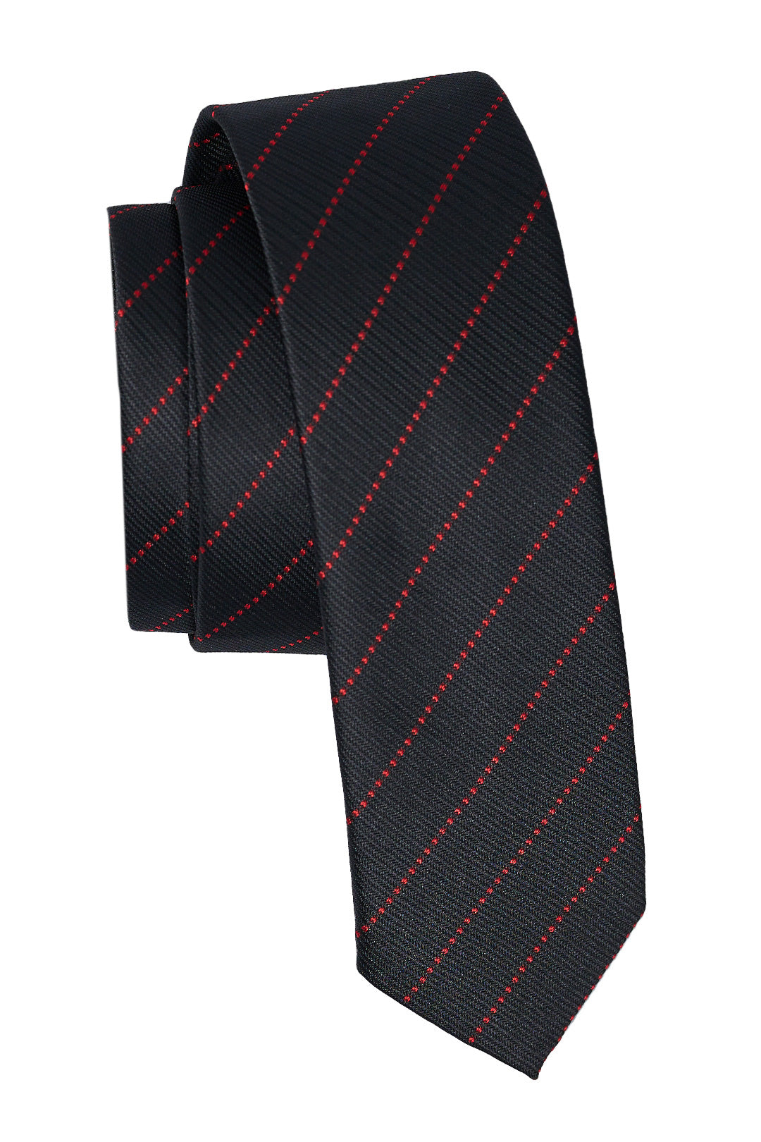 Silk Red Stripe Tie