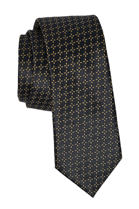 Gold Squares Tie