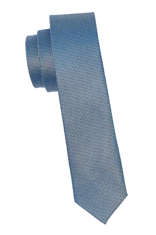 Embroidered Light Blue Litmus Tie