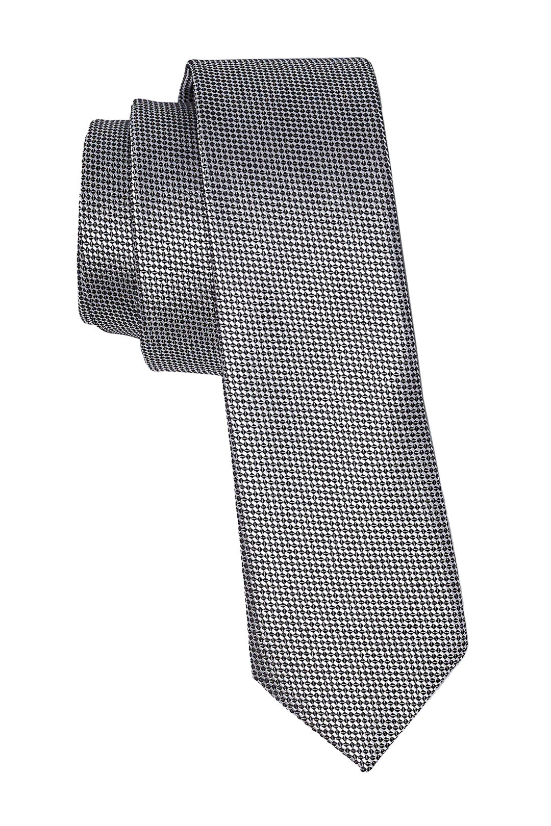 Embroidered Silk Tie