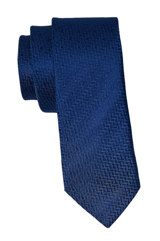 Textured Litmus Blue Tie