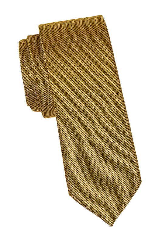 Yellow Gold Silk Tie