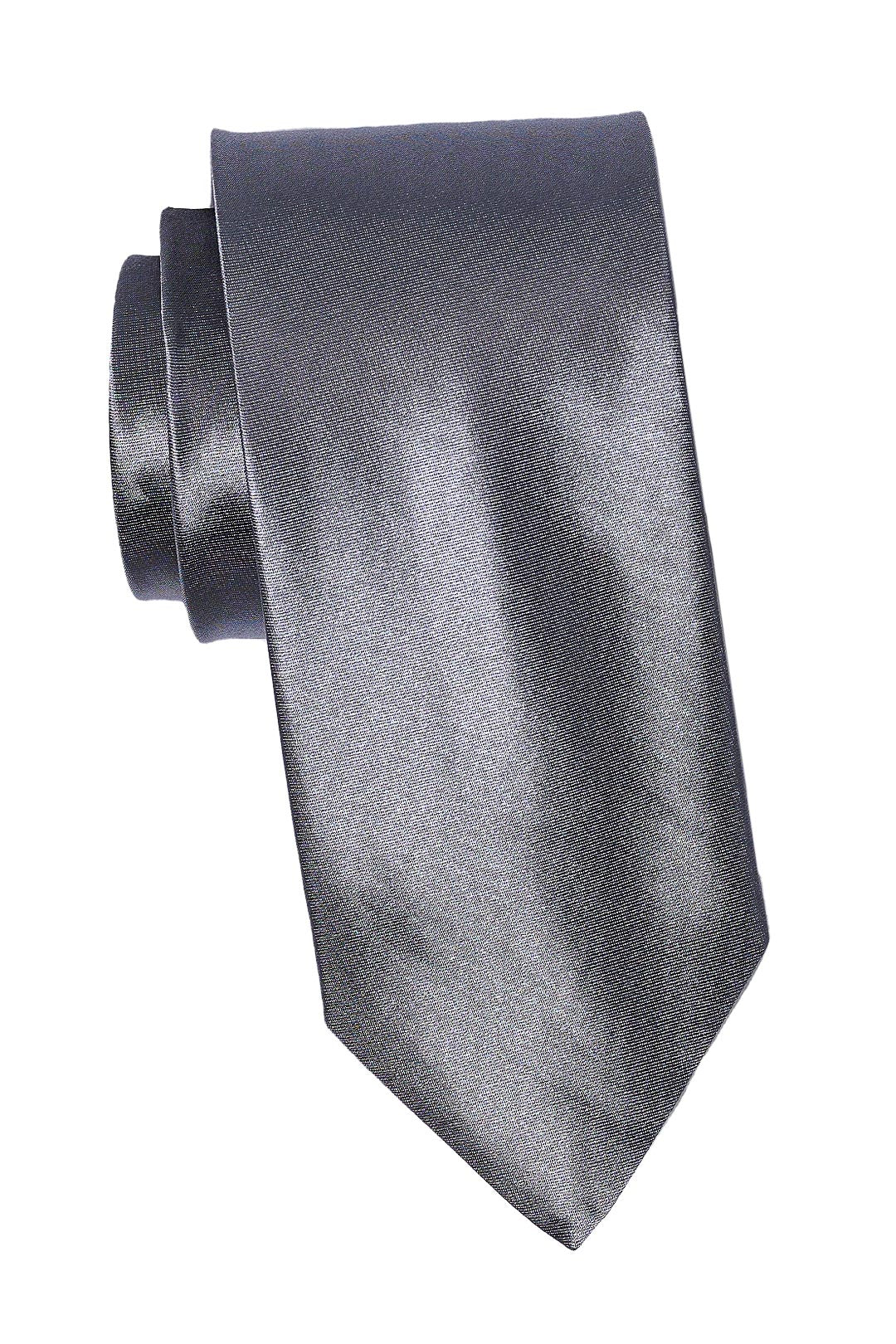 Silver Silk Tie