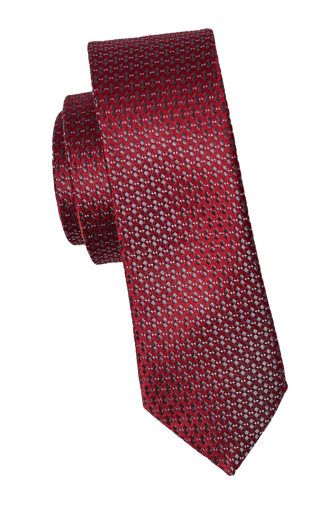 Red Patterned Tie