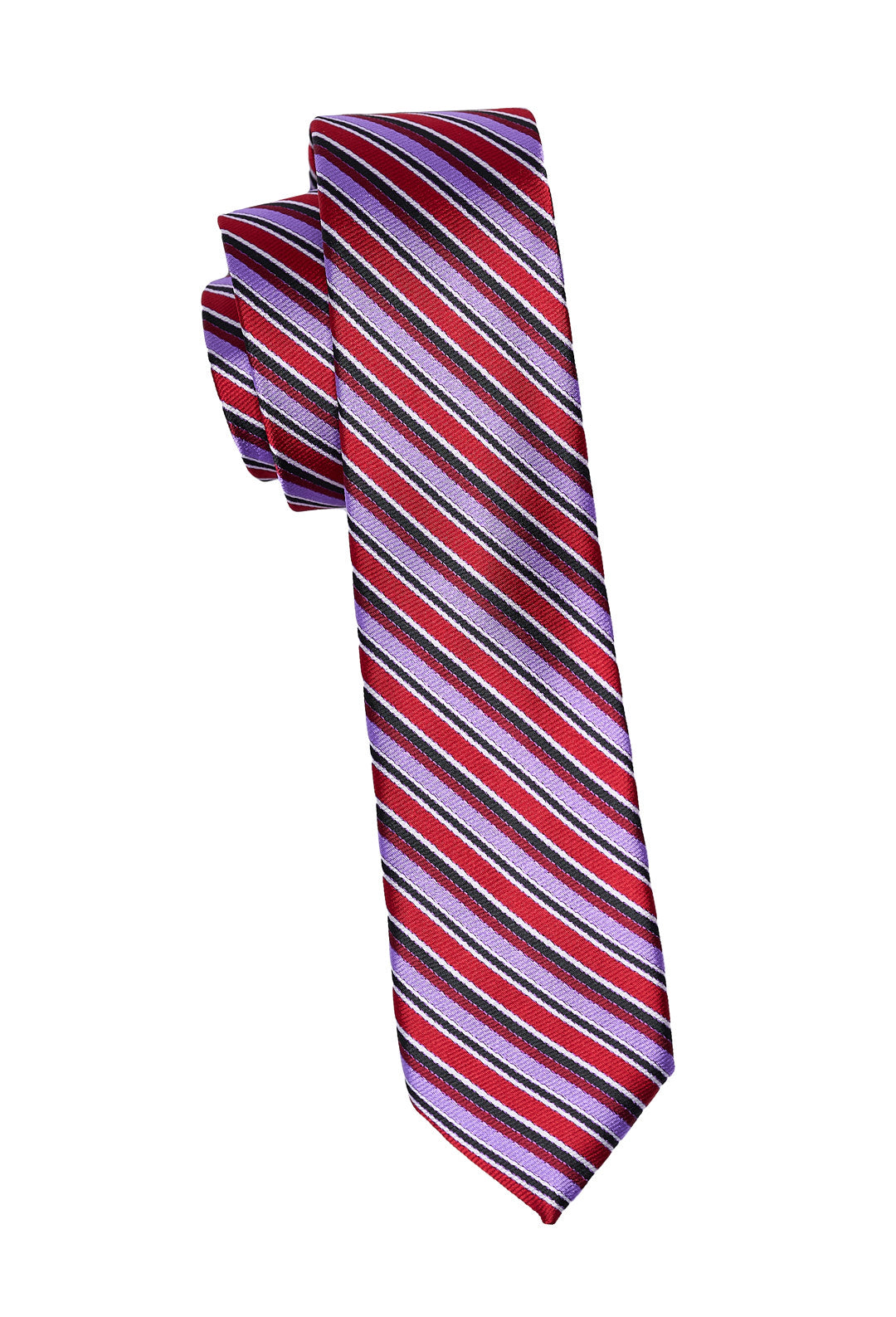 Purple & Red Rep Tie