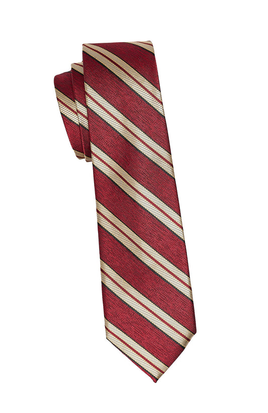 Red & Gold Rep Tie
